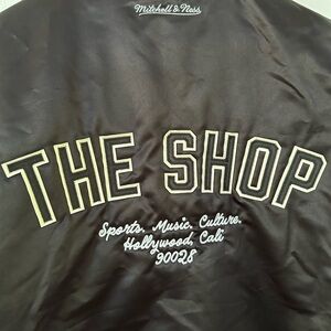Mitchell & Ness Black Bomber Jacket